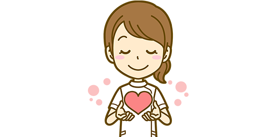 情報収集したい女性のイラスト